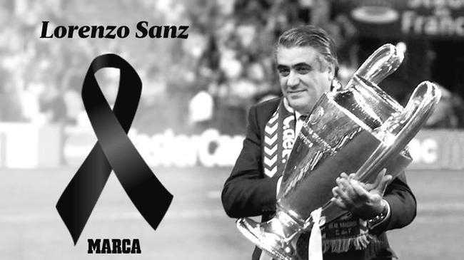 昔日皇马掌舵人洛伦索·桑斯，在伯纳乌球场留下过无数激情与荣耀的瞬间，如今却已魂归天国。