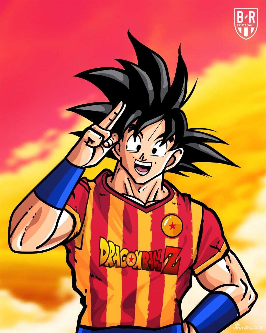 悟空与贝吉塔身着融入漫画分镜的球衣，筋斗云穿梭其间，不仅是对龙珠世界的致敬，更是一场属于赛亚人的篮球对决。